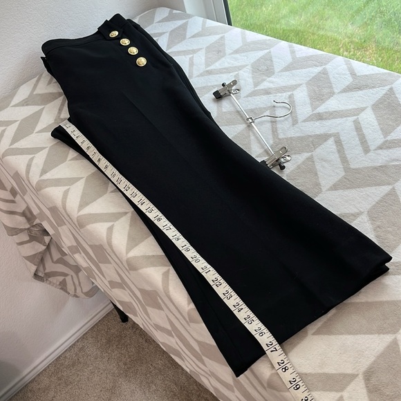 Derek Lam 10 Crosby Robertson‎ Crop Flare Pants Black size 16 - Picture 10 of 10